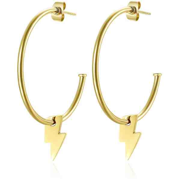 S`Agapõ Kruhové náušnice Hidden SHD24 + 2 měsíce na vrácení zboží