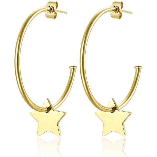 S`Agapõ Kruhové náušnice Hidden SHD23 + 2 měsíce na vrácení zboží