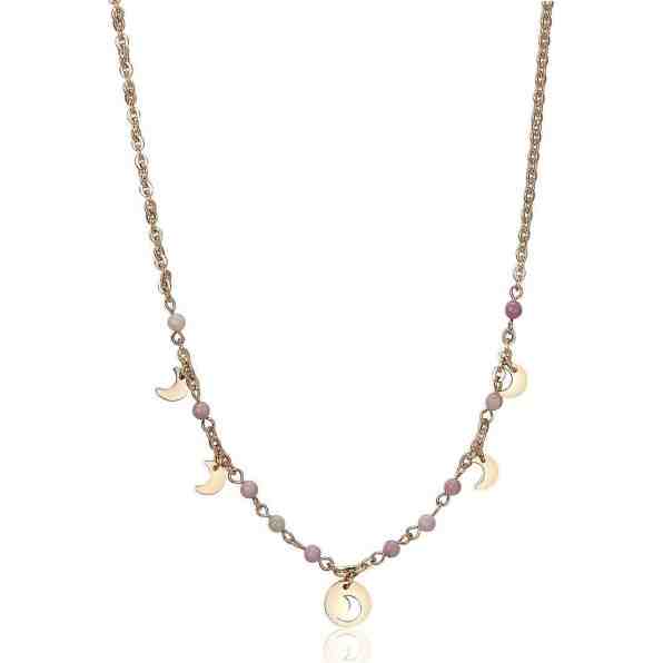 S`Agapõ Ocelový náhrdelník s půlměsíci Haiti SHT05 + 2 měsíce na vrácení zboží