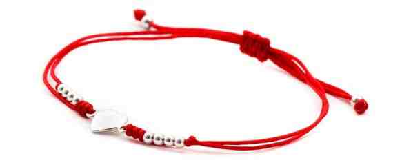 Beneto Šňůrkový náramek se srdíčkem AGB385 + 2 měsíce na vrácení zboží