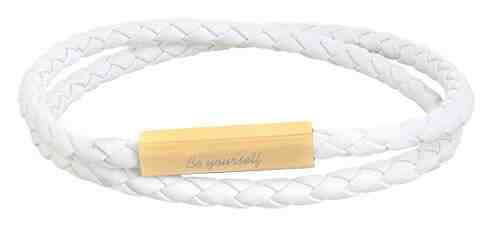 Troli Designový dvojitý proplétaný bílý náramek + 2 měsíce na vrácení zboží