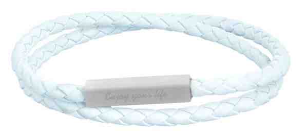 Troli Designový dvojitý proplétaný modrý náramek + 2 měsíce na vrácení zboží