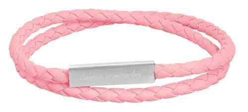 Troli Designový dvojitý proplétaný růžový náramek + 2 měsíce na vrácení zboží