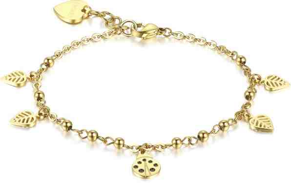 S`Agapõ Kotníkový náramek s přívěsky Haiti SHT47 + 2 měsíce na vrácení zboží