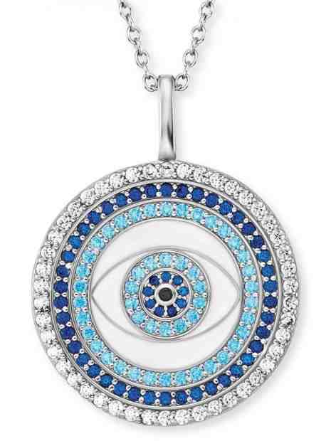 Engelsrufer Stříbrný náhrdelník Oko štěstí se zirkony ERN-EYE-ZIM + 2 měsíce na vrácení zboží