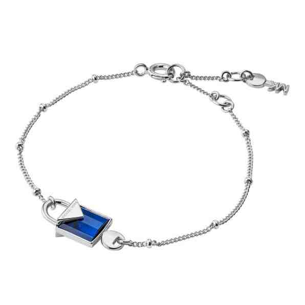 Michael Kors Stříbný náramek s visacím zámkem MKC1041AF040 + 2 měsíce na vrácení zboží