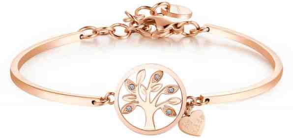 Brosway Stylový pozlacený náramek se zirkony Chakra BHK401 + 2 měsíce na vrácení zboží