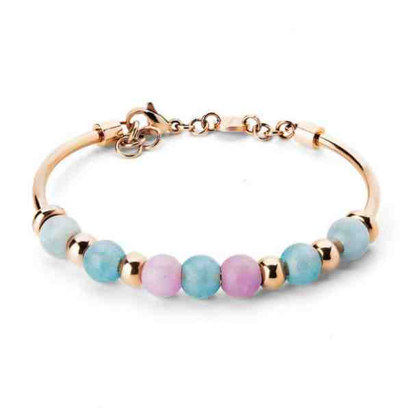 Brosway Růžově zlacený ocelový náramek Très Jolie BTJMP021 + 2 měsíce na vrácení zboží