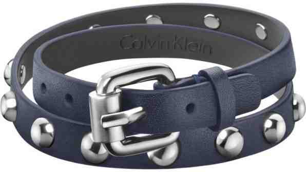 Calvin Klein Dvojitý kožený náramek Adventure KJ5NLB79040 42 cm - M + 2 měsíce na vrácení zboží