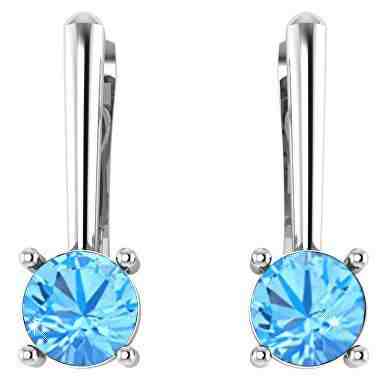 Beneto Exclusive Stříbrné náušnice s topazy TOPAGUC1934 + 2 měsíce na vrácení zboží