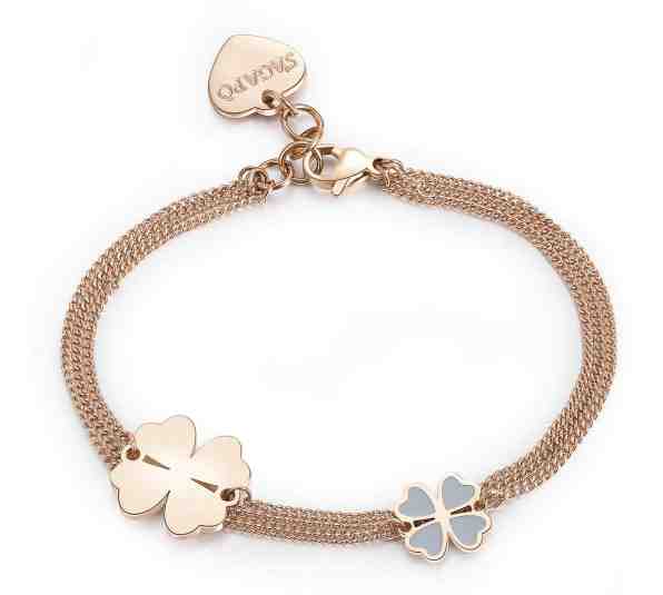 S`Agapõ Ocelový náramek Trichain STN14 + 2 měsíce na vrácení zboží