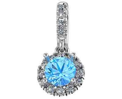 Beneto Exclusive Stříbrný přívěsek s topazem TOPAGH433 + 2 měsíce na vrácení zboží