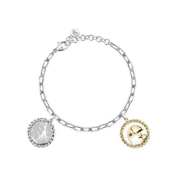 Morellato Ocelový náramek s přívěskem papouška Madagaskar SATF07 + 2 měsíce na vrácení zboží