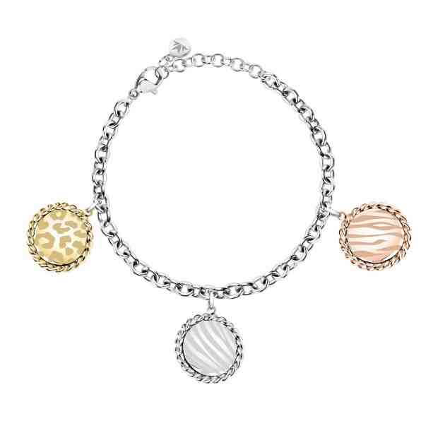 Morellato Ocelový náramek s přívěsky Madagaskar SATF10 + 2 měsíce na vrácení zboží