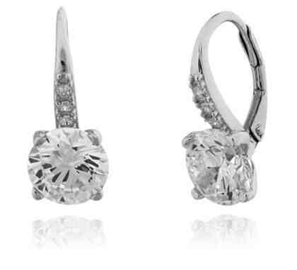 JVD Stříbrné náušnice s čirými zirkony 6 mm SVLE0347XF3BI00 + 2 měsíce na vrácení zboží