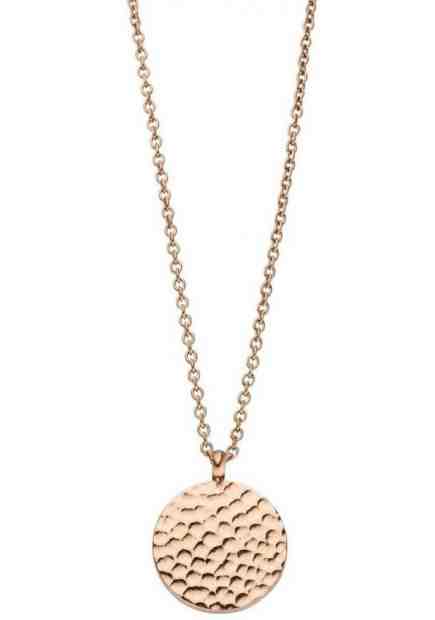 Tamaris Růžově zlacený náhrdelník Vicky s kulatým přívěskem TJ095 + 2 měsíce na vrácení zboží