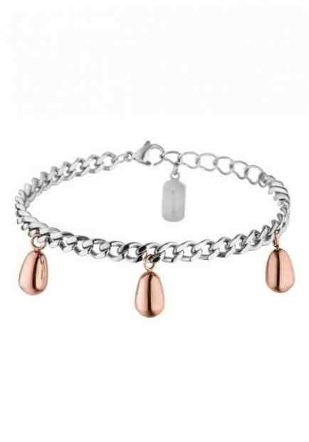 Tamaris Náramek Yessi s růžově zlacenými přívěsky TJ129 + 2 měsíce na vrácení zboží