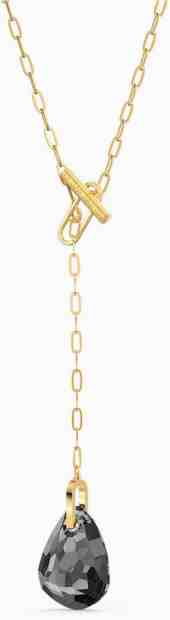 Swarovski Pozlacený náhrdelník s třpytivým krystalem T BAR 5565997 + 2 měsíce na vrácení zboží