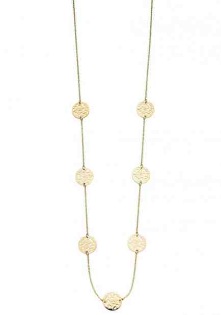 Tamaris Pozlacený dlouhý náhrdelník Cataleya s přívěsky TJ153 + 2 měsíce na vrácení zboží