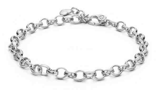 Rosato Elegantní stříbrný náramek na přívěsky Storie RZB015 + 2 měsíce na vrácení zboží