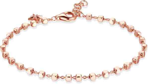 Rosato Bronzový kostičkový náramek na přívěsky Storie RZB018 + 2 měsíce na vrácení zboží