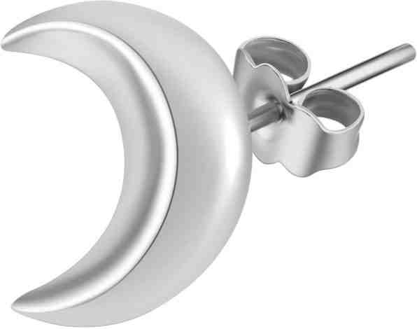 Rosato Stříbrná single náušnice Půlměsíc Storie RZO017R + 2 měsíce na vrácení zboží