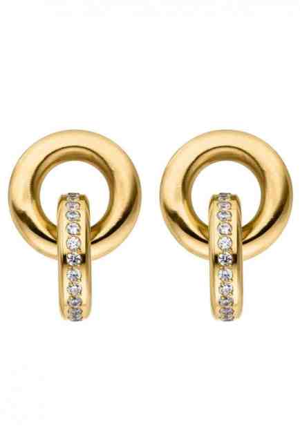 Tamaris Pozlacené náušnice Emily se zirkony TJ219 + 2 měsíce na vrácení zboží