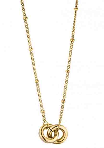 Tamaris Pozlacený náhrdelník Emily se zirkony TJ222 + 2 měsíce na vrácení zboží