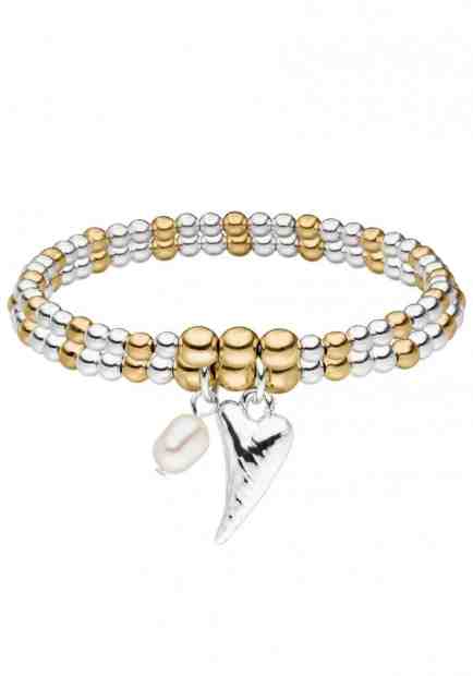 Tamaris Sada bicolor náramků Stephanie se srdíčkem TF082 (2 ks) + 2 měsíce na vrácení zboží