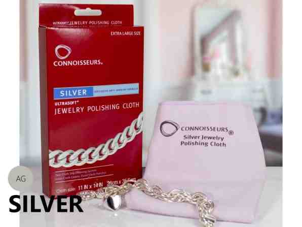 JK Box Čisticí utěrka pro stříbrné šperky CONNOISSEURS CN-1031/AG + 2 měsíce na vrácení zboží