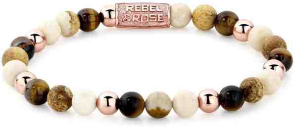 Rebel&Rose Korálkový náramek Autumn Love RR-60044-R 16,5 cm - S + 2 měsíce na vrácení zboží