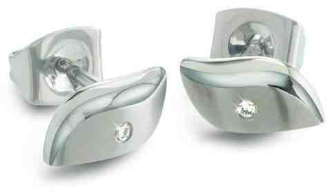 Boccia Titanium Titanové náušnice s diamantem 05044-03 + 2 měsíce na vrácení zboží