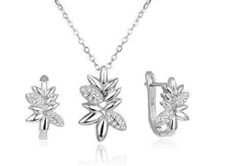 Beneto Zvýhodněná sada šperků se třpytivými zirkony + 2 měsíce na vrácení zboží