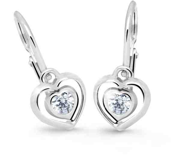 Cutie Jewellery Dětské srdíčkové náušnice C2752-10-X-2 fuchsiová + 2 měsíce na vrácení zboží