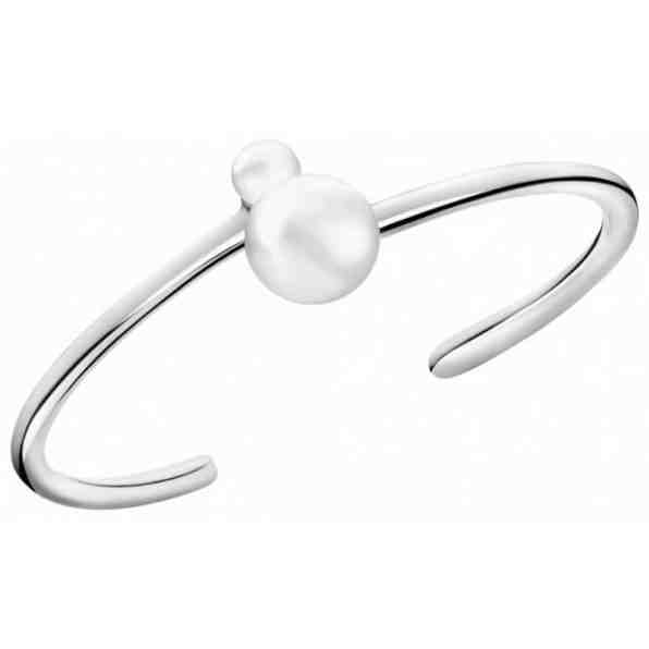 Calvin Klein Ocelový náramek - bangle Jazzy KJCEMF04010 6,2 x 4,9 cm - M + 2 měsíce na vrácení zboží