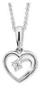 JVD Stříbrný přívěsek Srdce SVLP0582XH2BI00 + 2 měsíce na vrácení zboží