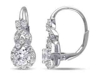 JVD Stříbrné náušnice s třpytivými zirkony SVLE0612XH2BI00 + 2 měsíce na vrácení zboží