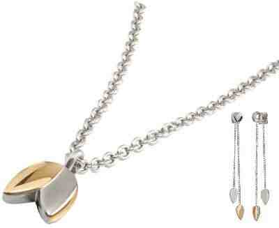 Boccia Titanium Elegantní zvýhodněná bicolor sada (náhrdelník, náušnice) + 2 měsíce na vrácení zboží