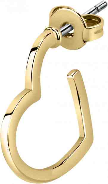 La Petite Story Single půlkruhová náušnice Srdce LPS02ARQ146 + 2 měsíce na vrácení zboží