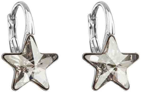 Evolution Group Náušnice šedé hvězdičky 31227.5 + 2 měsíce na vrácení zboží