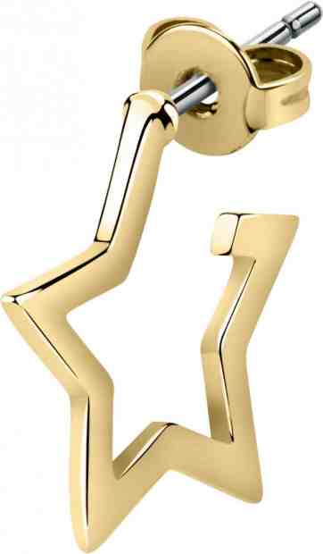 La Petite Story Single půlkruhová náušnice Hvězda LPS02ARQ147 + 2 měsíce na vrácení zboží