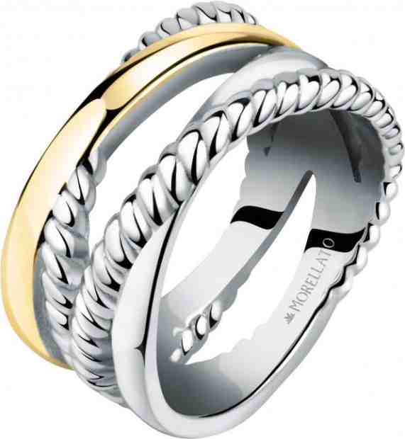 Morellato Romantický pozlacený prsten Insieme SAKM86 52 mm + 2 měsíce na vrácení zboží
