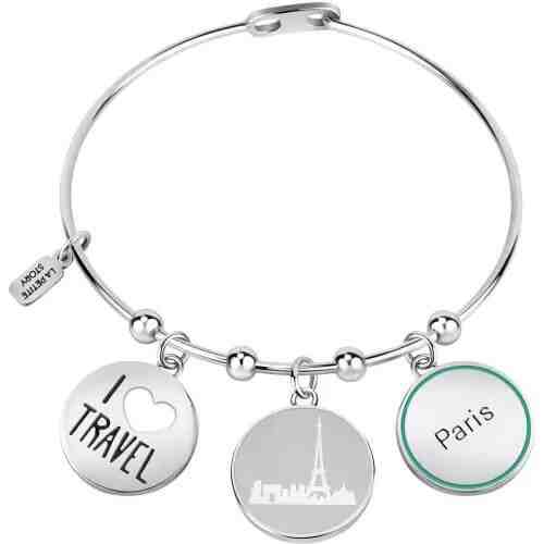 La Petite Story Cestovatelský pevný náramek Myself LPS05ATA02 + 2 měsíce na vrácení zboží