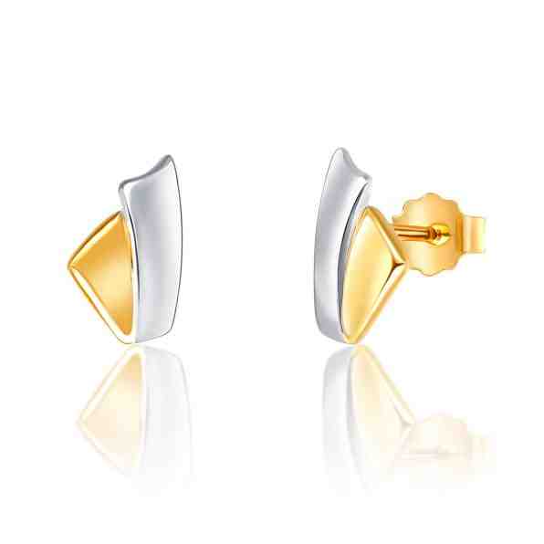 JVD Stylové bicolor náušnice SVLE0642XH2BK00 + 2 měsíce na vrácení zboží