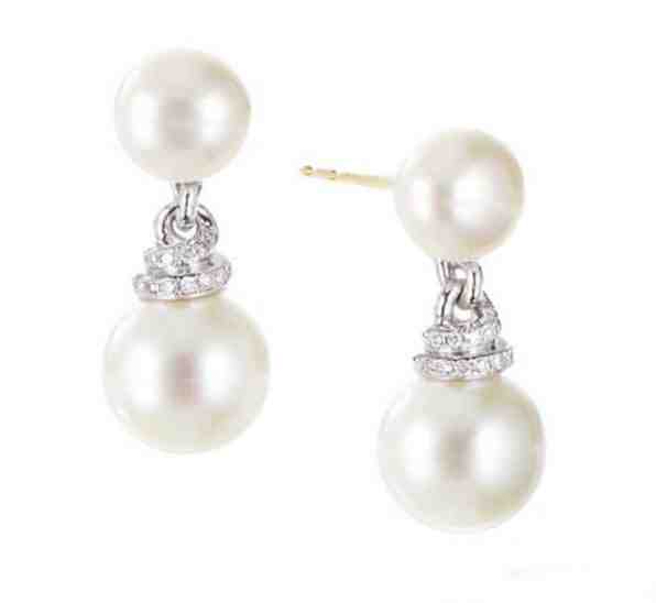 JVD Stříbrné náušnice s pravými perlami SVLE0639XH2P100 + 2 měsíce na vrácení zboží