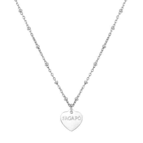 S`Agapõ Ocelový náhrdelník Happy SHAC44 + 2 měsíce na vrácení zboží