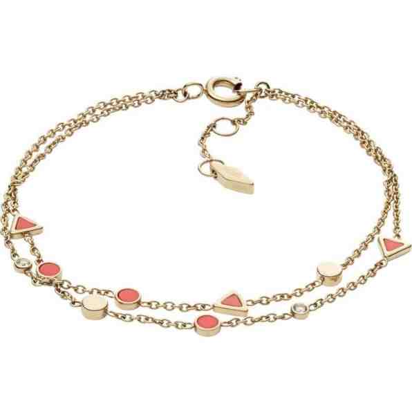 Fossil Krásný ocelový náramek JF02893710 + 2 měsíce na vrácení zboží