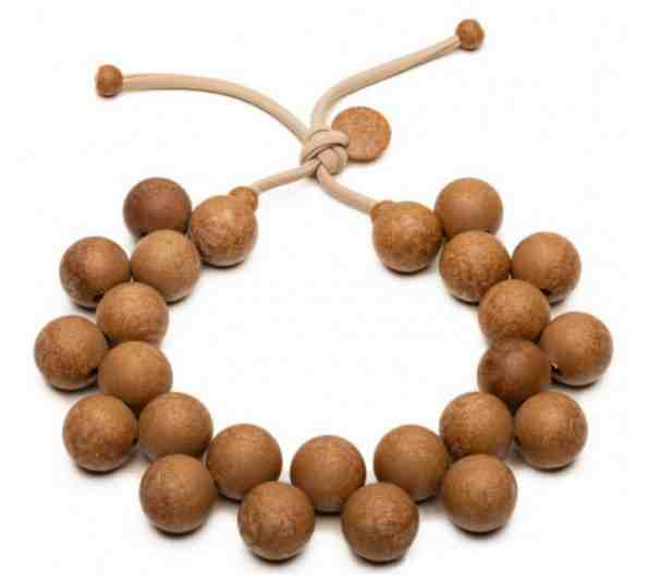 #ballsmania Originální hnědý náhrdelník Bioballs Legno C206-0003 LE + 2 měsíce na vrácení zboží