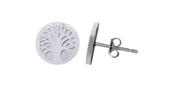 Troli Krásné ocelové náušnice Strom života + 2 měsíce na vrácení zboží