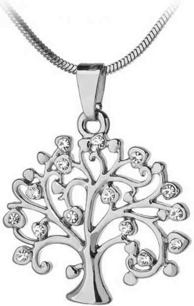 JVD Stříbrný přívěsek se zirkony Strom života SVLP0595XH2BI00 + 2 měsíce na vrácení zboží
